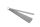 Hézagmérő hosszú típusú 0.05 - 1,0mm hossz:300mm 20 mérőlapos