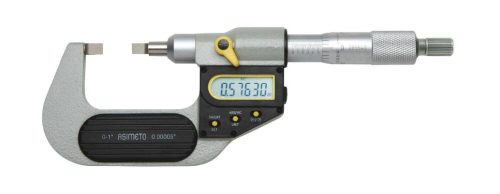 ASIMETO Digitális pengés mikrométer 0-25mm/0-1"