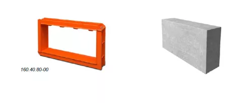 Beton sablon (lapos) 1600×400×400 mm