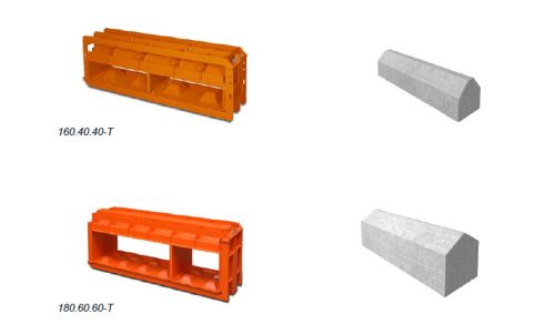 Beton sablon (tető) 1800×600×600 mm