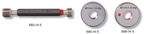 ASIMETO Kétoldalas, menetes dugós idomszer  M20×1 6H