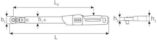Nyomatékkulcs  730NR/5QR FK
