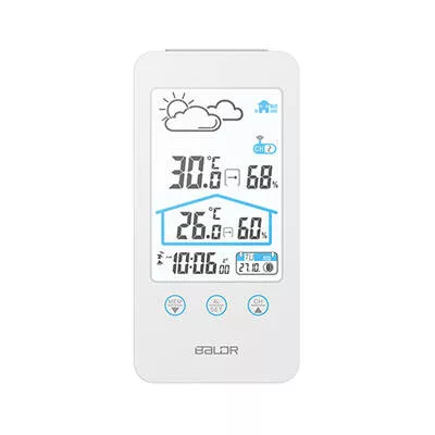 BALDR B0201 digitális LCD meteorológiai állomás 