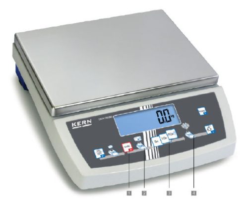KERN Darabszámláló mérleg 16kg/0,05g