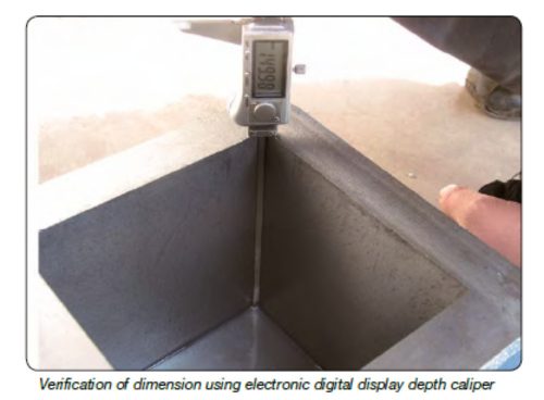Acél beton próbakocka sablon 100×100×100 mm