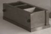 Acél beton próbakocka sablon, 3rekeszes 50×50×50 mm