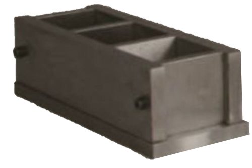 Acél beton próbakocka sablon, 3rekeszes 50×50×50 mm