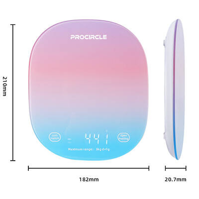 Procircle bluetooth konyhai okosmérleg APP-al